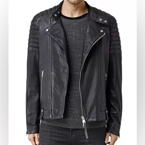 All Saints Jasper - Lamb-leather Jacket